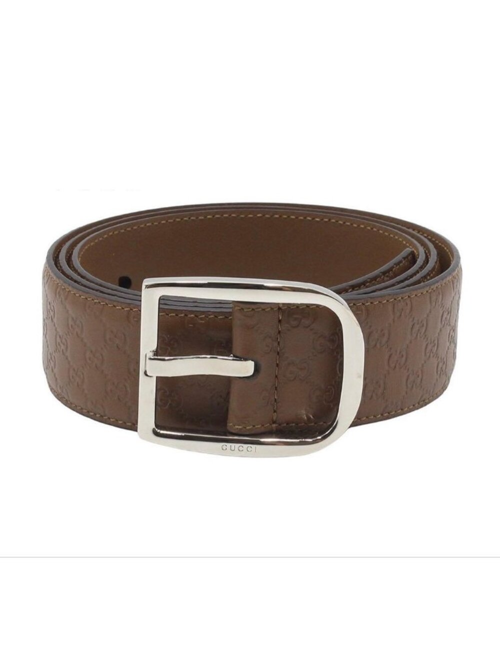 Gucci Micro Guccissima Leather Belt
